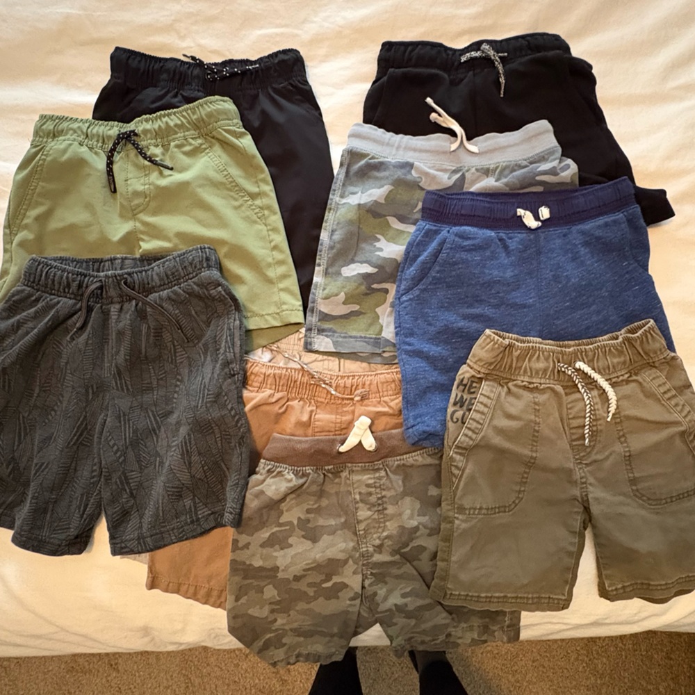 Boys Kids Shorts Collection - set of 10 - size 5